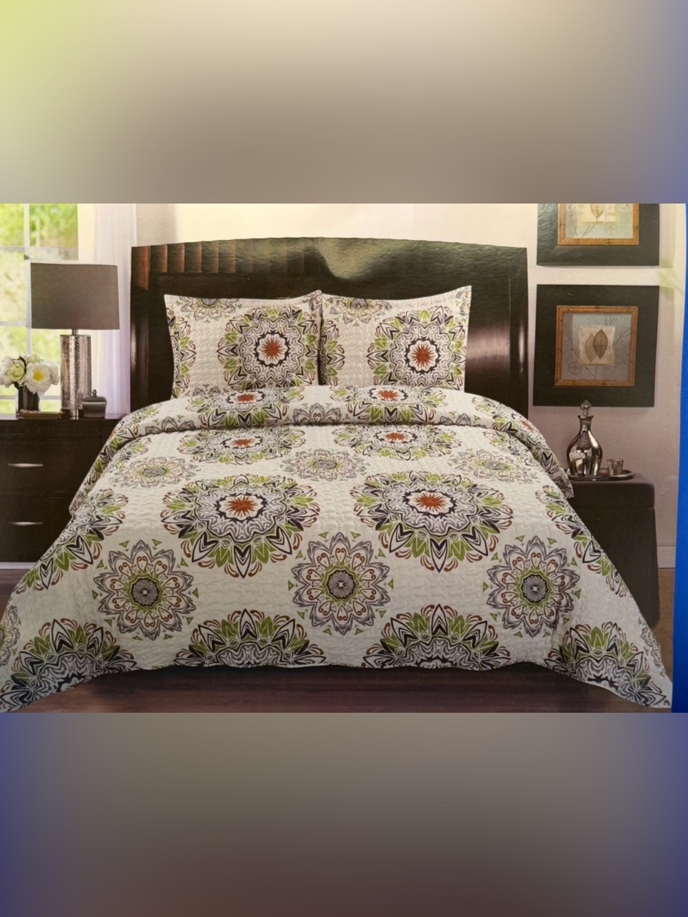 Brand new king/California king size bedspread/quilt set luxury 3PCS set